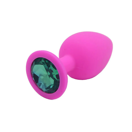 Colorful Silicone Anal Plug - Adult Pleasure Toy