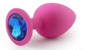 Colorful Silicone Anal Plug - Adult Pleasure Toy